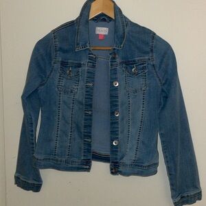 JEAN JACKET, soft and stretchy, Girls size 14